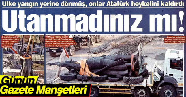 23 Aralık 2016 Gazete Manşetleri
