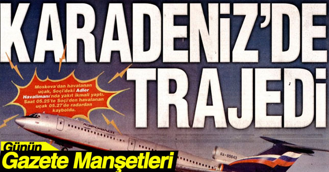 26 aralık gazete manşetleri