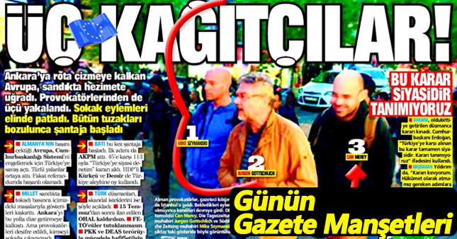 26 nisan çarşamba gazete manşetleri