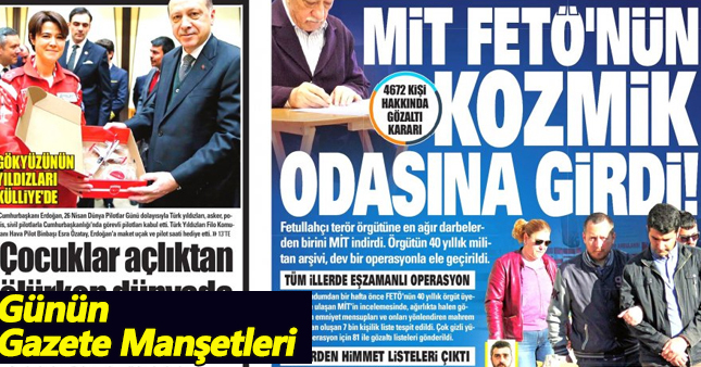 27 nisan gazete manşetleri