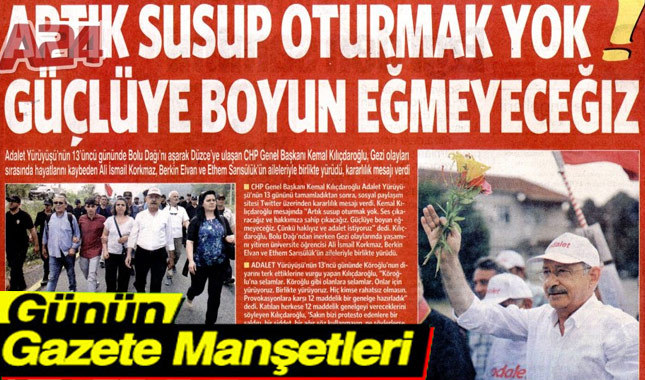28 Haziran 2017 Gazete Manşetleri