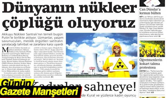 3 Nisan 2018 Gazete Manşetleri