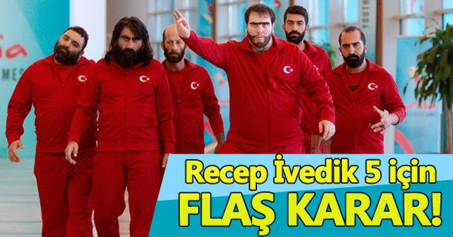 Şahan Gökbakar'dan Recep İvedik 5'e önlem