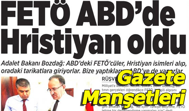 3 temmuz gazete manşetleri