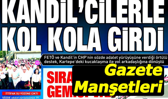 4 Temmuz 2017 Gazete manşetleri