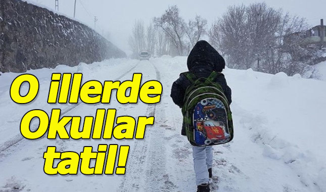4 ilde okullar tatil edildi