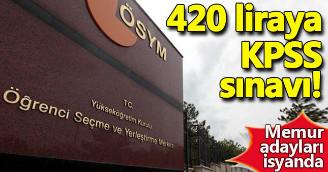 420 liraya KPSS sınavı!