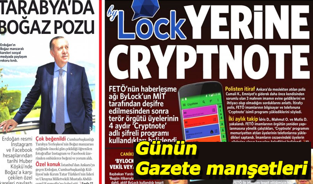 5 Temmuz 2017 gazete manşetleri