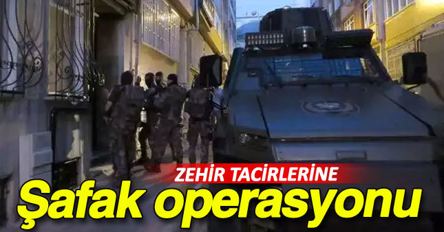 5 ilçede uyuşturucu operasyonu