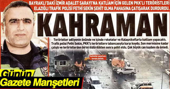 6 Ocak 2016 Gazete Manşetleri