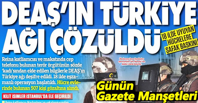 6 Şubat Gazete Manşetleri