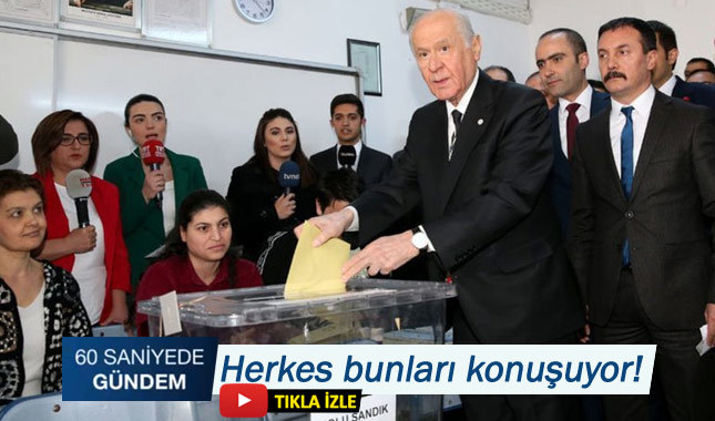60 SANİYEDE GÜNDEM - 01 NİSAN 2019