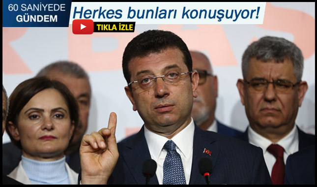 60 SANİYEDE GÜNDEM - 10 NİSAN 2019