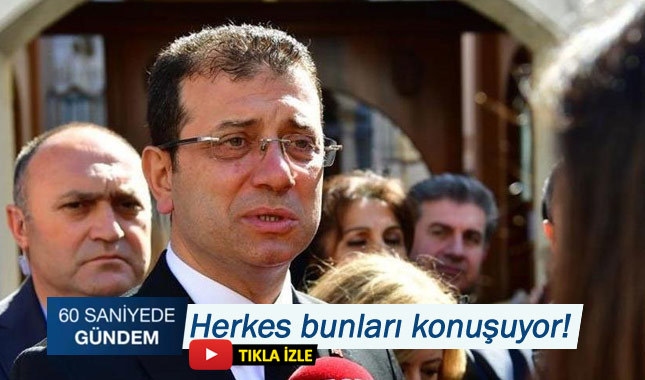 60 SANİYEDE GÜNDEM - 20 Mart 2019