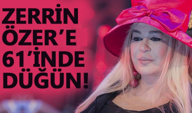 61 yaşındaki Zerrin Özer'in kır düğünü!