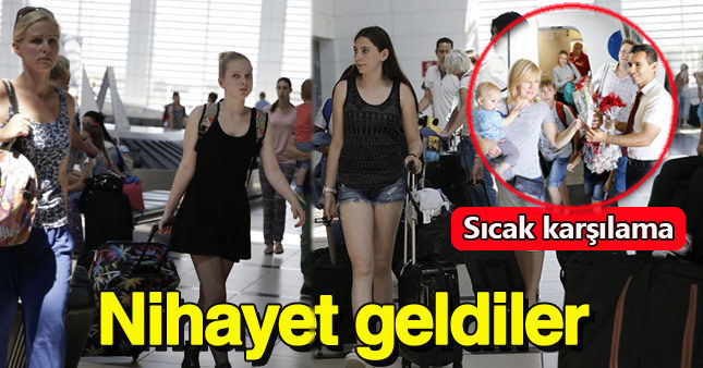8 aydır beklenen kafile Antalya'ya geldi