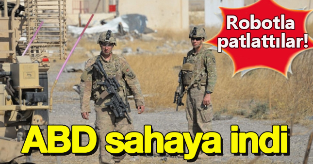 ABD Askerleri Musul'da sahaya indi