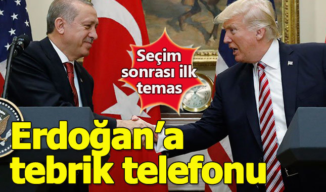 ABD Başkanı Trump'tan Erdoğan'a tebrik telefonu