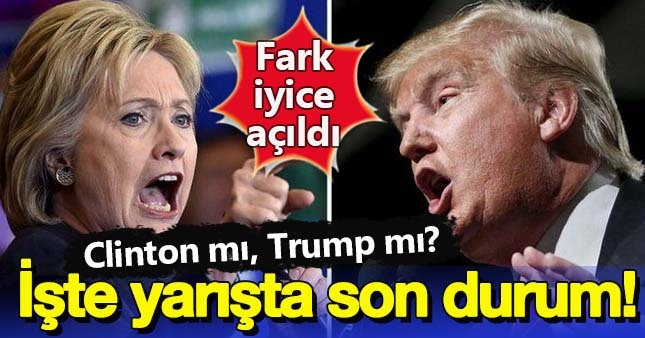 ABD Başkanlık Seçim Sonuçları: Clinton mı, Trump mı Önde?