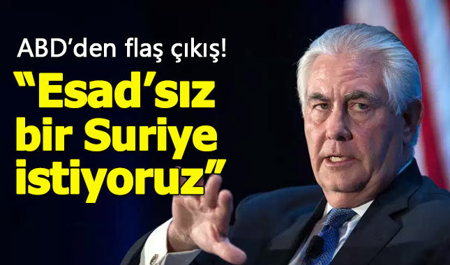 ABD: Esad'sız bir Suriye istiyoruz