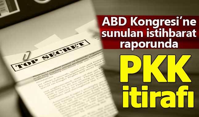 ABD Kongresi'ne sunulan istihbarat raporunda PKK itirafı
