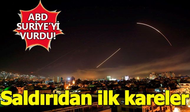 ABD Suriye'yi böyle vurdu