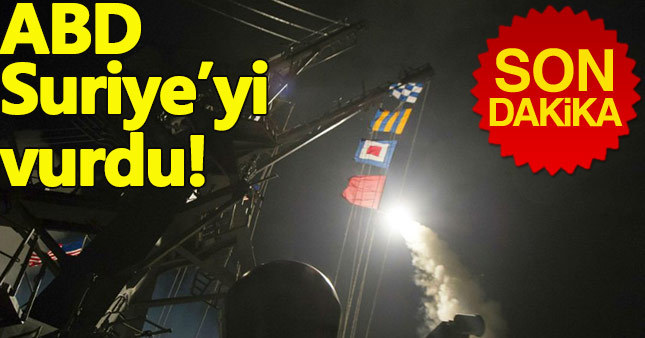 ABD, Suriye'yi vurdu!