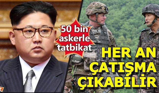ABD ile Güney Kore'den 50 bin askerle tatbikat