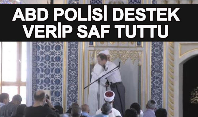 ABD'de polis müdüründen camide 'destek' konuşması