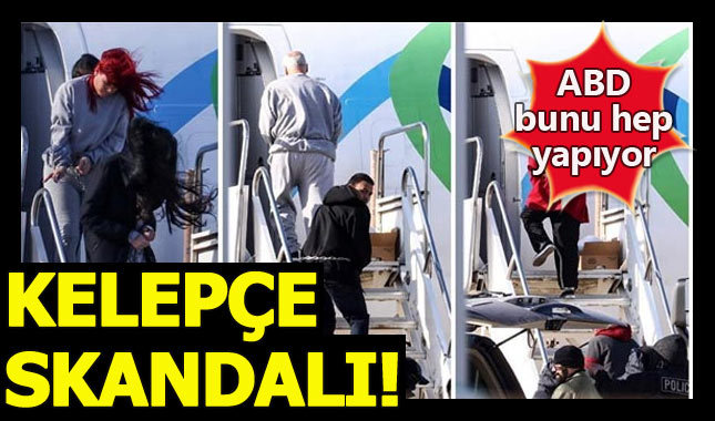 ABD'de 'yasa dışı' göçmenlere kelepçe skandalı!
