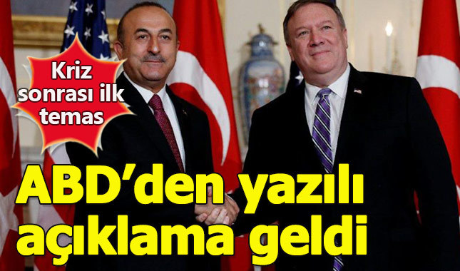 ABD'den Çavuşoğlu-Pompeo görüşmesine ilişkin açıklama