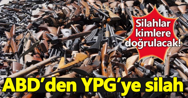 ABD'den terör örgütü PYD'ye tırlar dolusu silah desteği