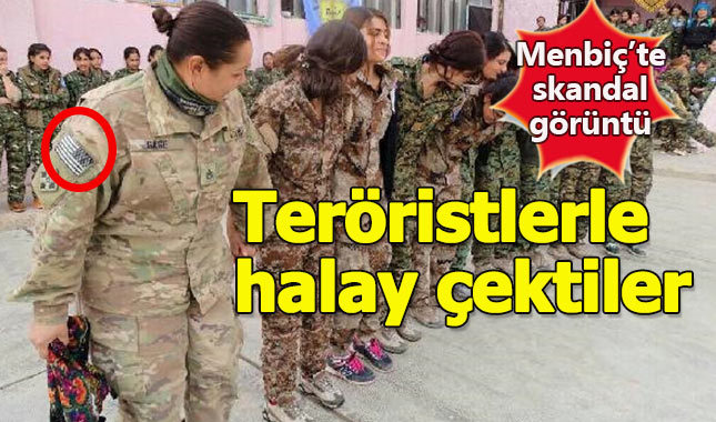 ABD'li askerler teröristlerle halay çekti