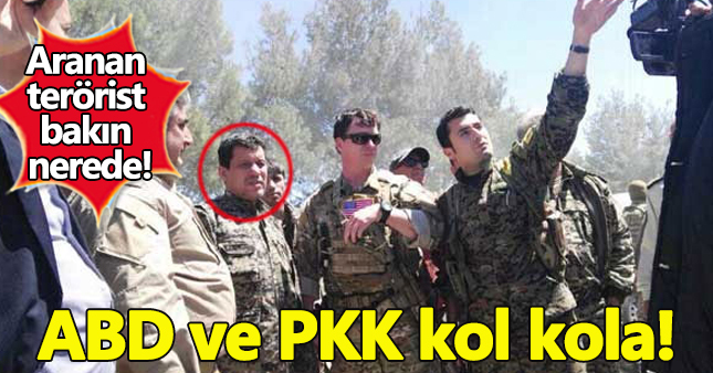 ABD'li komutanın yanında PKK "Şahin Cilo" saf tuttu