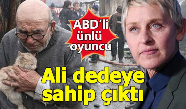 ABD'li oyuncu Evi yanan Ali Dede'nin videosunu paylaştı