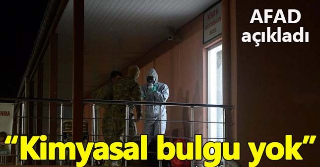 AFAD'dan kimyasal saldırı açıklaması