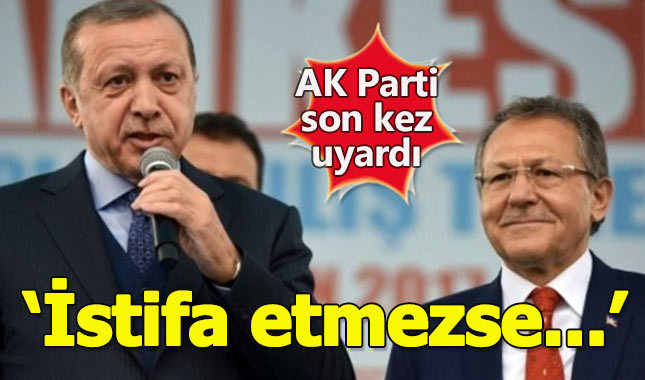 AK Parti'den Balıkesir Belediye Başkanı Ahmet Edip Uğur'a son uyarı