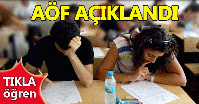 AÖF Sonuçları açıklandı. AÖF sonucu öğren sorgulama 2016