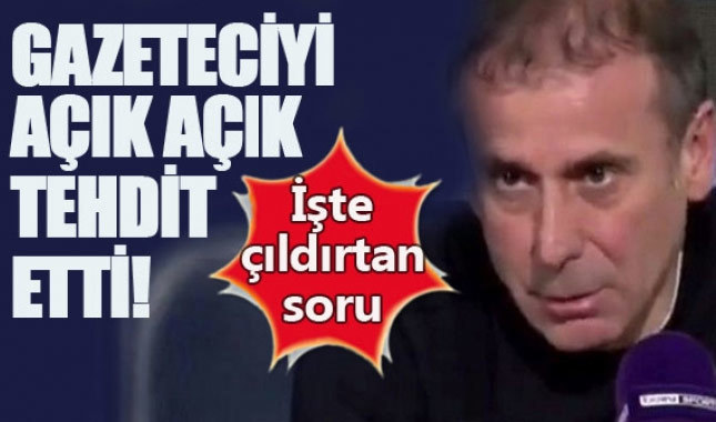 Abdullah Avcı gazeteciyi tehdit etti