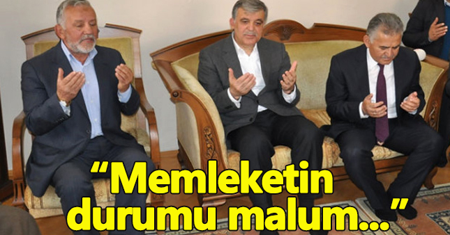 Abdullah Gül şehit ailesini ziyaret etti