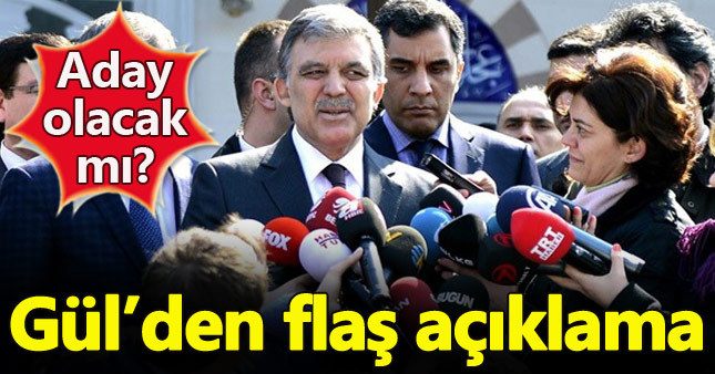 Abdullah Gül'den adaylık iddialarına yanıt