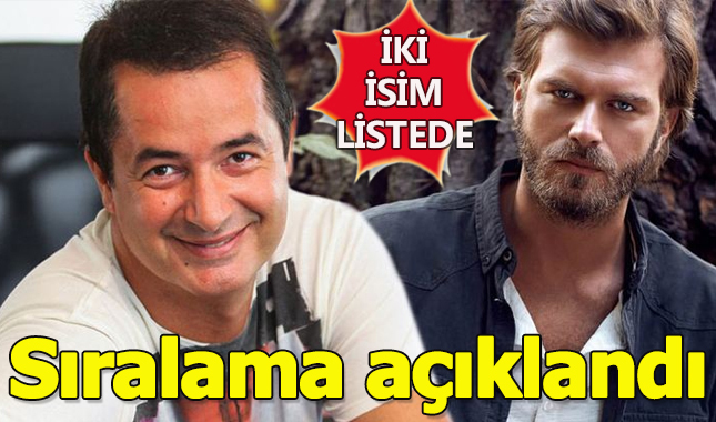Acun Ilıcalı ve Kıvanç Tatlıtuğ Türkiye vergi rekortmenler listesine girdi