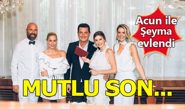Acun Ilıcalı ile Şeyma Subaşı evlendi