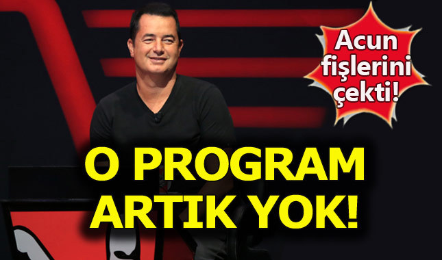 Acun Ilıcalı "3 Adam" programının yayınına son verdi