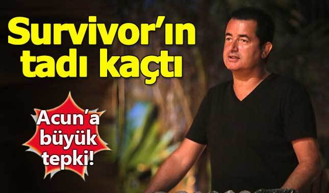 Acun Ilıcalı'ya eleştiri yağmuru! Survivor'ın tadı kaçtı