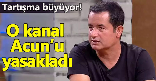 Acun Ilıcalı'ya o kanalda yasak geldi