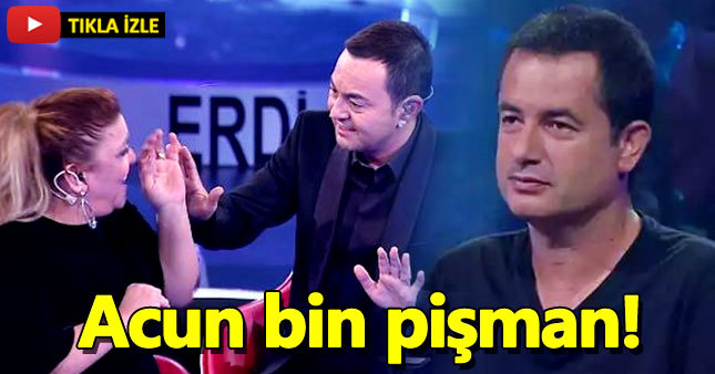 Acun Ilıcalı'yı pişman eden performans...
