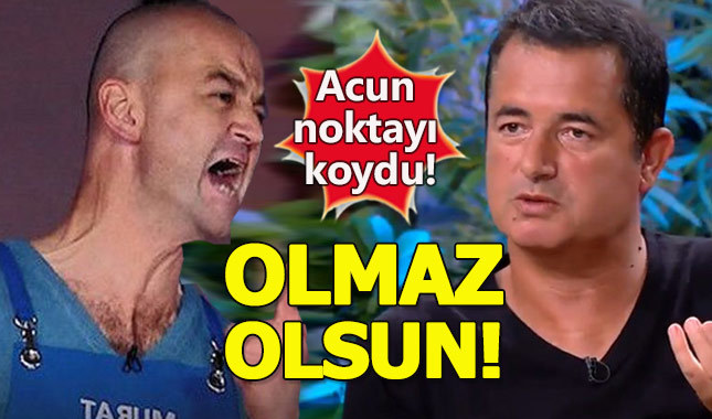 Acun'dan Masterchef Murat hakkında çok sert açıklama