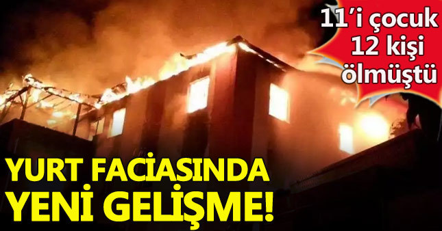 Adana'daki yurt faciasında yeni gelişme