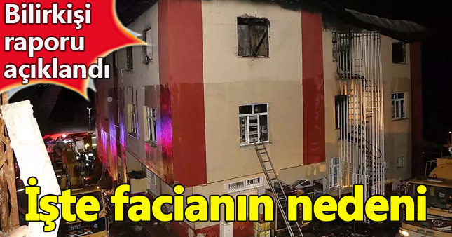 Adana'daki yurt faciasının nedeni açıklandı